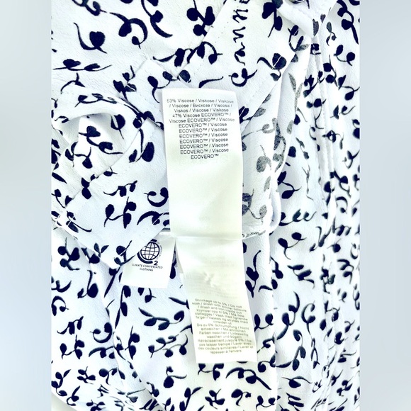 NWOT Ganni Floral Printed Georgette Maxi Skirt - Picture 9 of 9